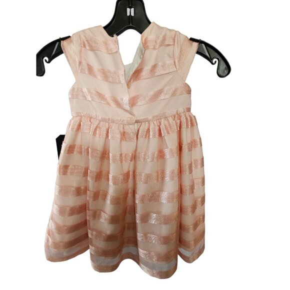 Pink Horizontal Stripe Child's Dress - Picture 3 of 3